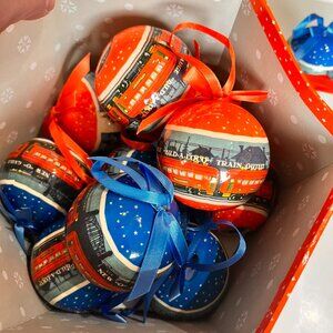 Lionel Train Christmas ornaments. For HIM!